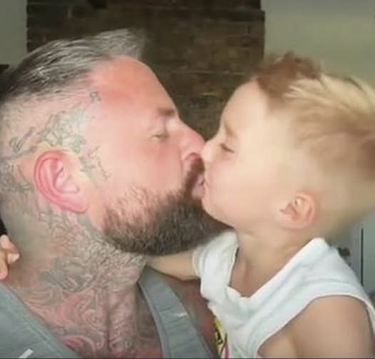 Slammed by trolls for kissing his young son on the lips – he has a strong response for them