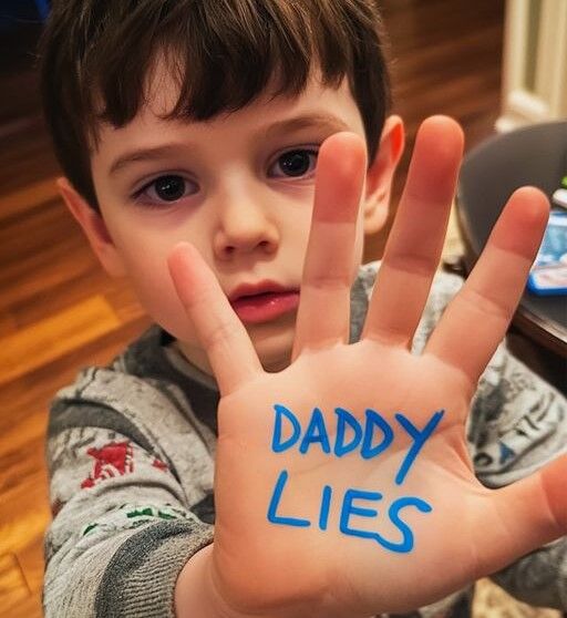 My Nonverbal Son Warned Me about My Husband’s Secret by Writing ‘Dad Lies!’ on His Palm