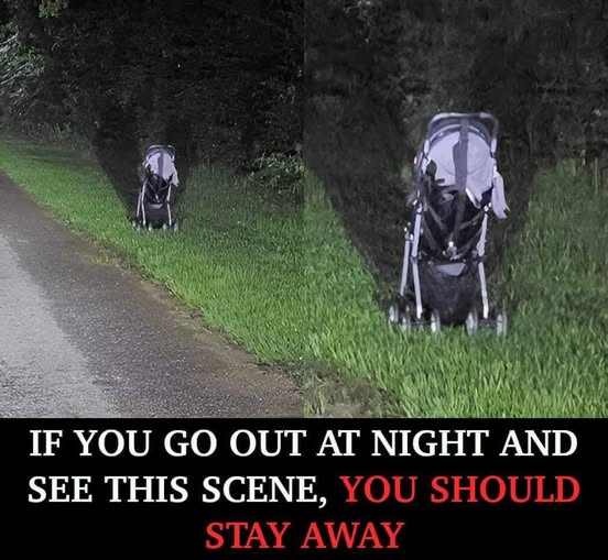 Woman Issues Frightening Warning After Finding a Stroller Abandoned on the Side of The Road